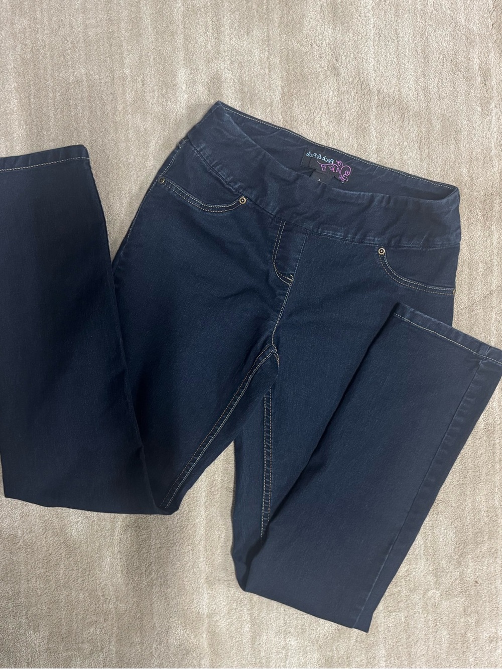 Peck & Peck Dark Navy Straight Leg Jeans